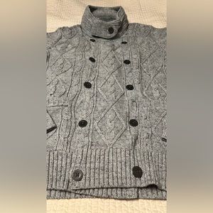 Vintage GUESS Double breasted cable sweater